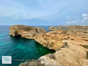 Crystal Lagoon sur l'île de Comino dans l'archipel maltaise