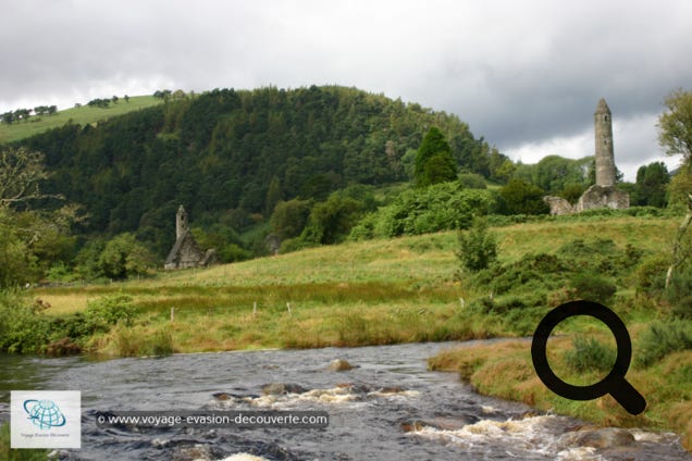 Le village se trouve sur le site d'un ancien monastère dans le comté de Wicklow. Il a été établi au VIe siècle par Saint Kevin, un prêtre ermite, et détruit par les Anglais en 1398.