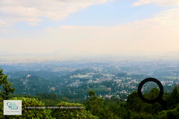 Il culmine à 3 200 mètres d'altitude et offre une vue panoramique sur Addis-Abeba. Un vrai coin de verdure à quelques minutes de la capitale, recouvert d'une vaste forêt d'eucalyptus plantés sous les règnes de Menelik II et d'Hayle Sellassé Ier.