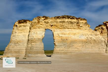Monument Rocks National Landmark au Kansas