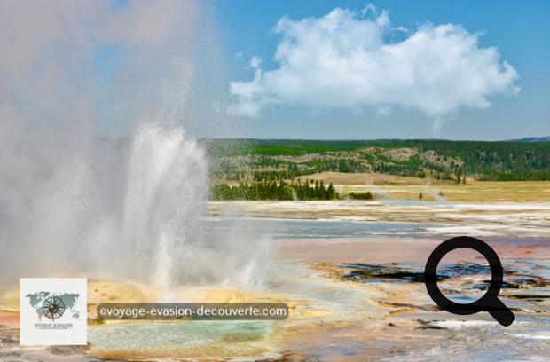 C’est une quatrième section où l’on peut découvrir des piscines et des geysers actifs.