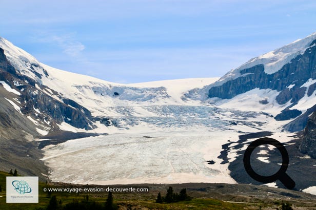 Le Columbia Icefield, d'une superficie d'environ 325 km² et de 100 à 365 mètres d'épaisseur, est un champ de glace qui couvre l'extrémité Nord-Ouest du parc national de Banff et l'extrémité Sud du parc national de Jasper. 