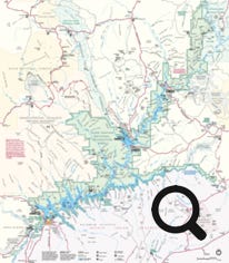 Carte du Lac Powell