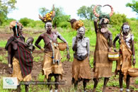 Le peuple Mursi en Éthyopie