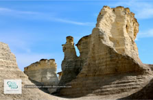Monument Rocks National Landmark au Kansas