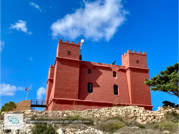 La tour Sainte-Agathe sur l'île de Malte