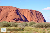 Uluru National Park dans l'état du Territoire du Nord en Australie