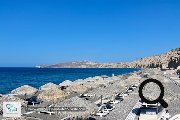 Que faire à Santorin ? Plage de Vlichada, Santorin