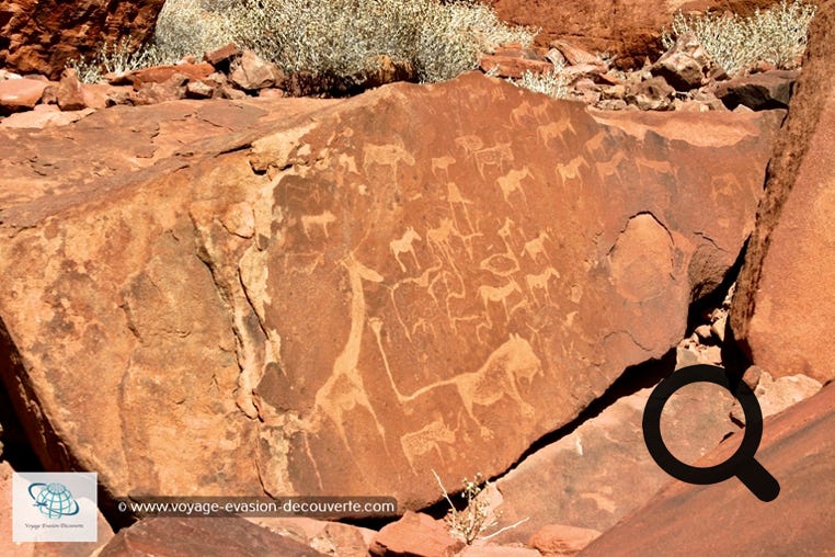 Cette région, très chaude, est l’une des plus riches en gravures et peintures rupestres des Bushmen de Namibie. C'est une concentration importante de pétroglyphes avec près de 2 000 figures répertoriées. Le site consiste en une vallée flanquée par des montagnes de grès qui reçoivent très peu de précipitations et disposent d'une vaste gamme de températures diurnes. Il se situe dans la Kunene, dans le Nord-Ouest.